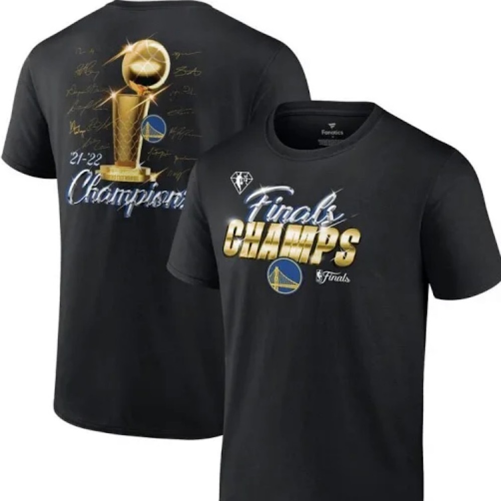Men's Fanatics Branded Black Golden State Warriors 2022